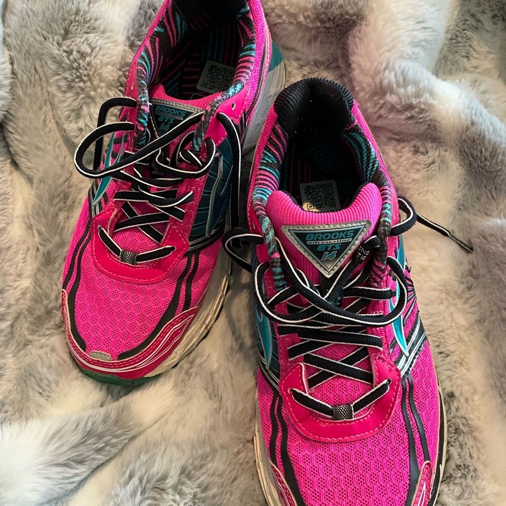 Brooks Pink Athletic Shoes Adrenaline GTS 14